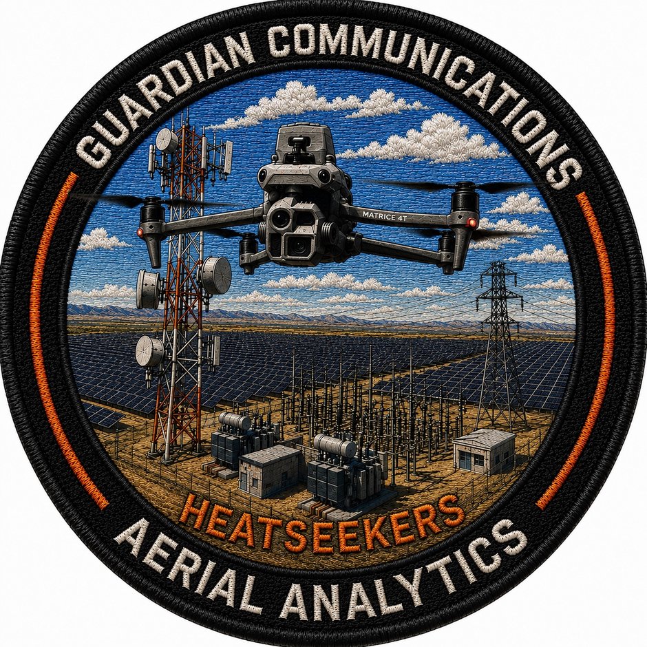 Guardian Communications Heatseekers aerial analytics emblem